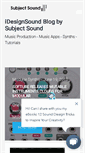 Mobile Screenshot of idesignsound.com